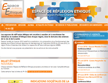 Tablet Screenshot of espace-ethique-poitoucharentes.org